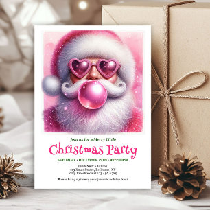 Invitation Lunettes de soleil drôles de Père Noël drôle Invit