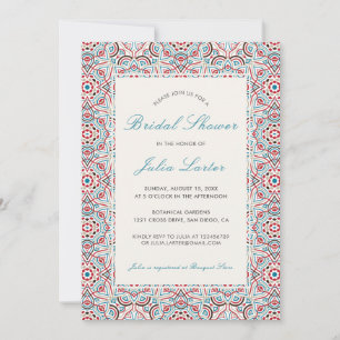 Invitation Luxe Mariage Géométrique Pailleté Métallisé