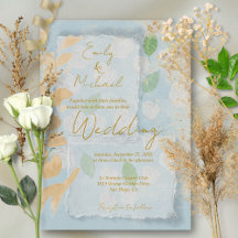 Luxe sur mesure aquarelle Art mariage élégant