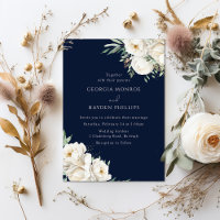 Luxueux blanc Floral Premium Mariage