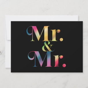 Invitation M. & M. Gay Bachelor Party Mariage gay