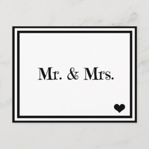 Invitation M. & Mme