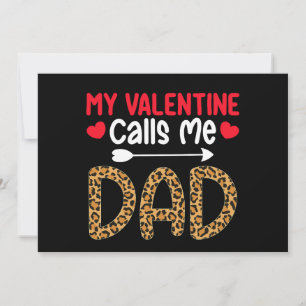 Invitation Ma Saint Valentin M'Appelle Papa Leopard Buffalo P