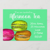 Macaron jaune coloré après-midi fête du thé