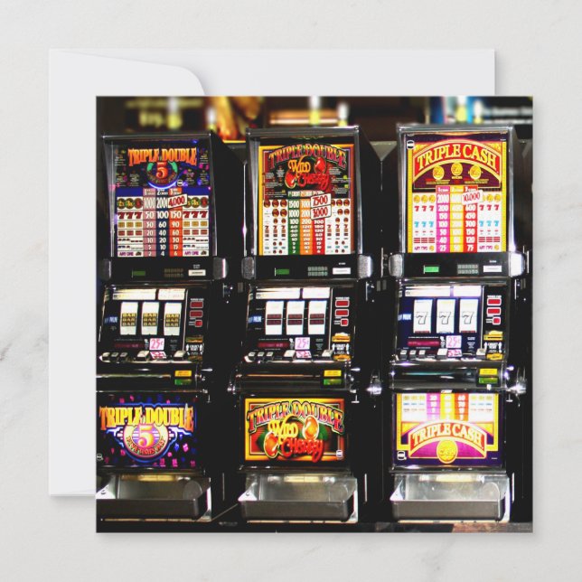 Invitation Machines de rêve - Machines à sous Lucky (Devant)