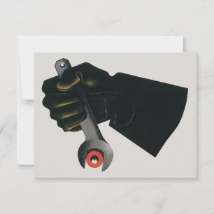 Invitation Machiniste d'usine de fabrication d'entreprise de 