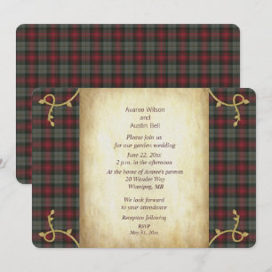 Invitation MacLachlan Patiné jardin tatan mariage