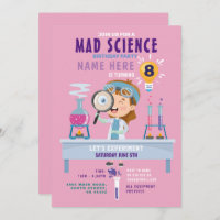 Mad Science Anniversaire Fête Expérience Filles