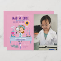 Mad Science Anniversaire Fête Expérience Filles Ro