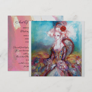Invitation MADAME POMPADOUR Argent Métallique