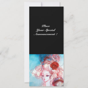 Invitation MADAME POMPADOUR, Soirée Costume Or Classique