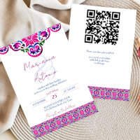 Magenta rose bleu Majolica tuiles espagnoles maria