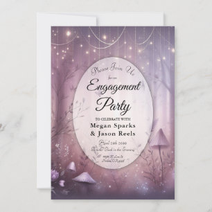 Invitation Magic Lavender Fairy Lights