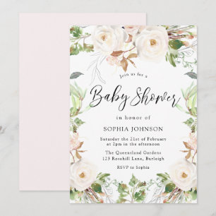 Invitation Magic Wonderland Baby shower vert