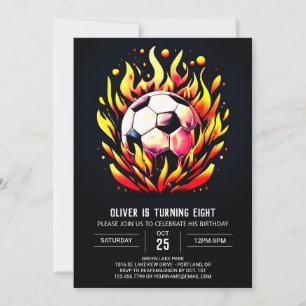 Invitation Magical Ball Online Soccer Anniversaire