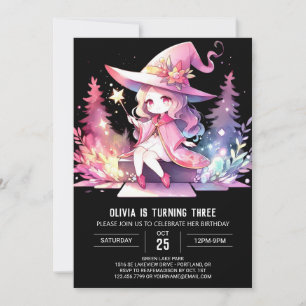 Invitation Magie mignonne Anniversaire