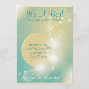 Invitation magique de baby shower