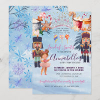 Magique Plum de sucre Fée Nutcracker Anniversaire