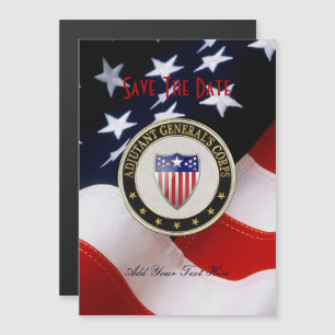 Invitation Magnétique [100] Insigne de la Branche du Corps d'adjudant g