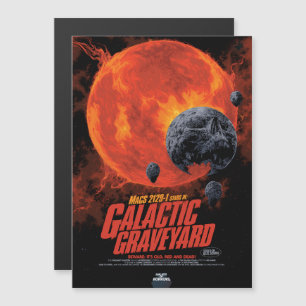 Invitation Magnétique Annonce De Film D'Horreur Sci-Fi, Graveyard Galact
