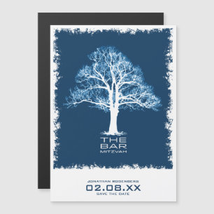 Invitation Magnétique Arbre de vie Barre Mitzvah Enregistrer la date Inv