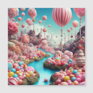 Invitation Magnétique Balloons Terrains de bonbons