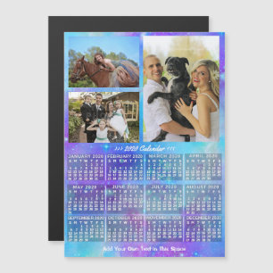Invitation Magnétique Calendrier 2020 (Voir la description pour la nouve