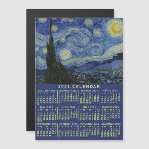 Invitation Magnétique Calendrier 2021 (Voir la description pour la nouve