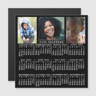 Invitation Magnétique Calendrier 2022 (Voir la description pour la nouve