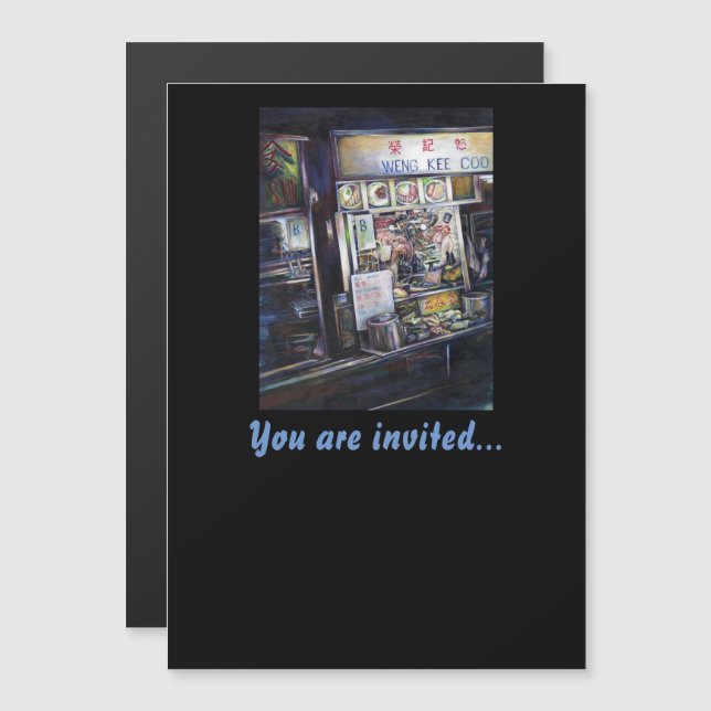 Invitation Magnétique Cénosillicaphie (Devant / Derrière)