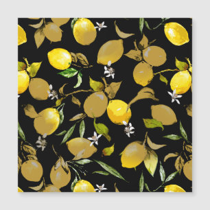 Invitation Magnétique citrons d'aquarelle 30