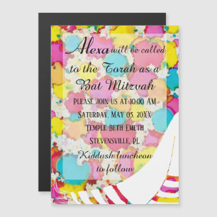 Invitation magnétique de fête Bar ou Bat Mitzvah 2