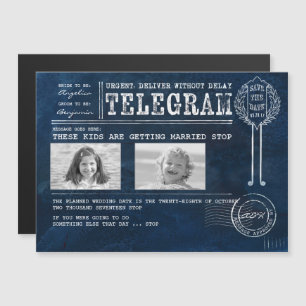 Invitation Magnétique Des photos amusantes d'enfance sauvez le Telegram 