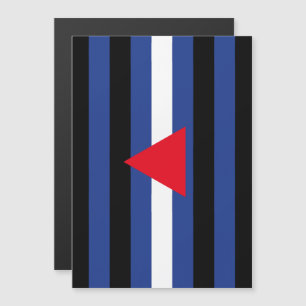Invitation Magnétique Drapeau Queer Pride en cuir