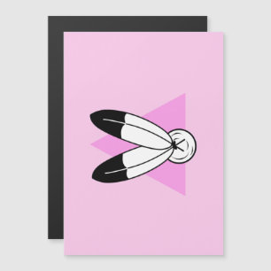 Invitation Magnétique Drapeau Triangle Rose Two-Spirit
