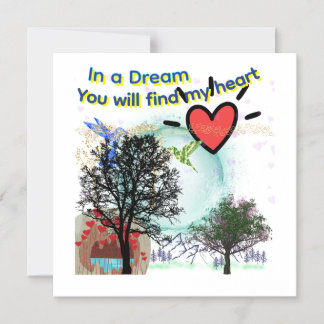 Invitation Magnétique Dreamy Magnetic Greeting Card