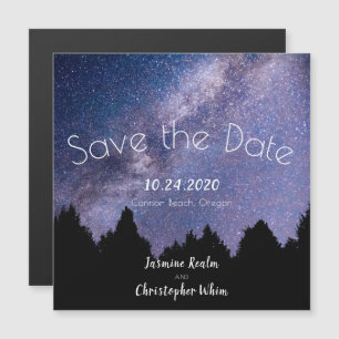 Invitation Magnétique Écrit dans les étoiles Enregistrer la date