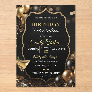 Invitation magnétique élégante et personnalisable 