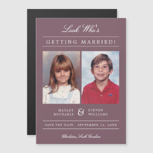 Invitation Magnétique Enfant de couleur personnalisée Photo Enregistrer