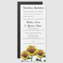 Ensembles de kits de Mariages bon marché Sunflower