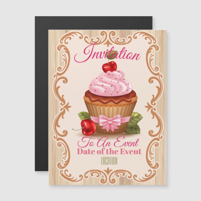 Invitation Magnétique Événements (Devant / Derrière)