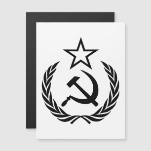 Invitation Magnétique Faucille et marteau, URSS, CCCP, communisme