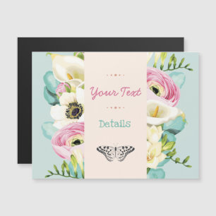 Invitation Magnétique Floral