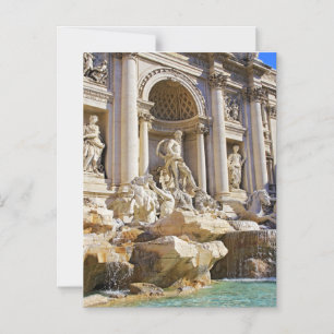 Invitation Magnétique Fontaine de Trevi Rome Photographie