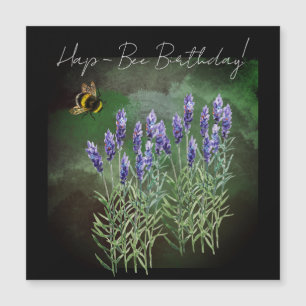 Invitation Magnétique Hap - Anniversaire des abeilles