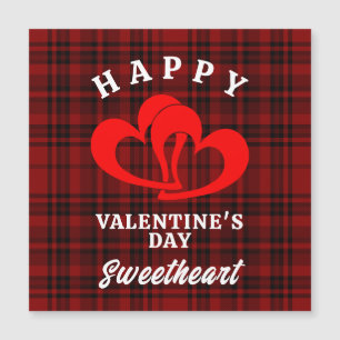 INVITATION MAGNÉTIQUE HEUREUSE SAINTE-VALENTIN SWEETHEART