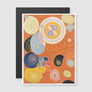 Invitation Magnétique Hilma Af Klint, Le Dix Plus Grand No3, Art Abstrai