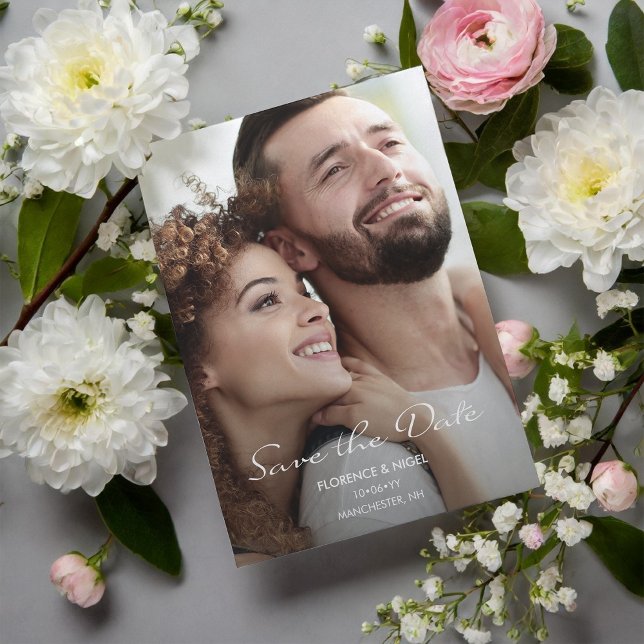 Invitation Magnétique Hope Dream Photo Wedding Save the Date (Créateur téléchargé)