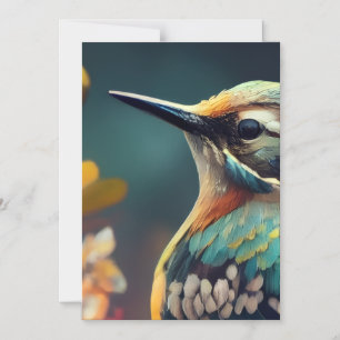 Invitation Magnétique Jardin de colibris Khem Mince magnétique Sauver la
