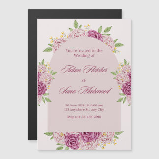 INVITATION MAGNÉTIQUE JOUR DE MARIAGE 2026 JUIN
